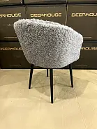 Стул Гарда серый экомех ножки черные - 12