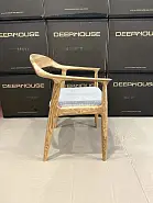 Стул Бароло серая ткань ясень тон натуральное дерево (лак) - 9