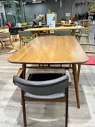 Cтол Орхус 180*91 см массив дуба тон коньяк - 4