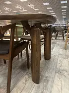 Стол Манхэттен 240*100 см дуб ножки прямые тон терра - 6