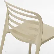 Стул Самет пластиковый бежевый - 7