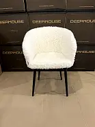 Стул Гарда белый экомех ножки черные - 8