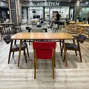 Cтол Орхус 240*91 см массив дуба тон коньяк - 9