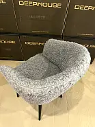 Стул Гарда серый экомех ножки черные - 13