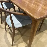 Cтол Лиссабон 120*91 см массив дуба тон коньяк - 7