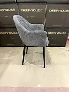 Стул Белладжио темно-серая ткань ножки черные - 10