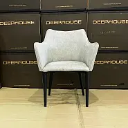 Стул Moscow Denis Simachev for DH бежевая ткань ножки черные - 11