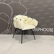 Стул Фоджа белый экомех ножки черные - 10